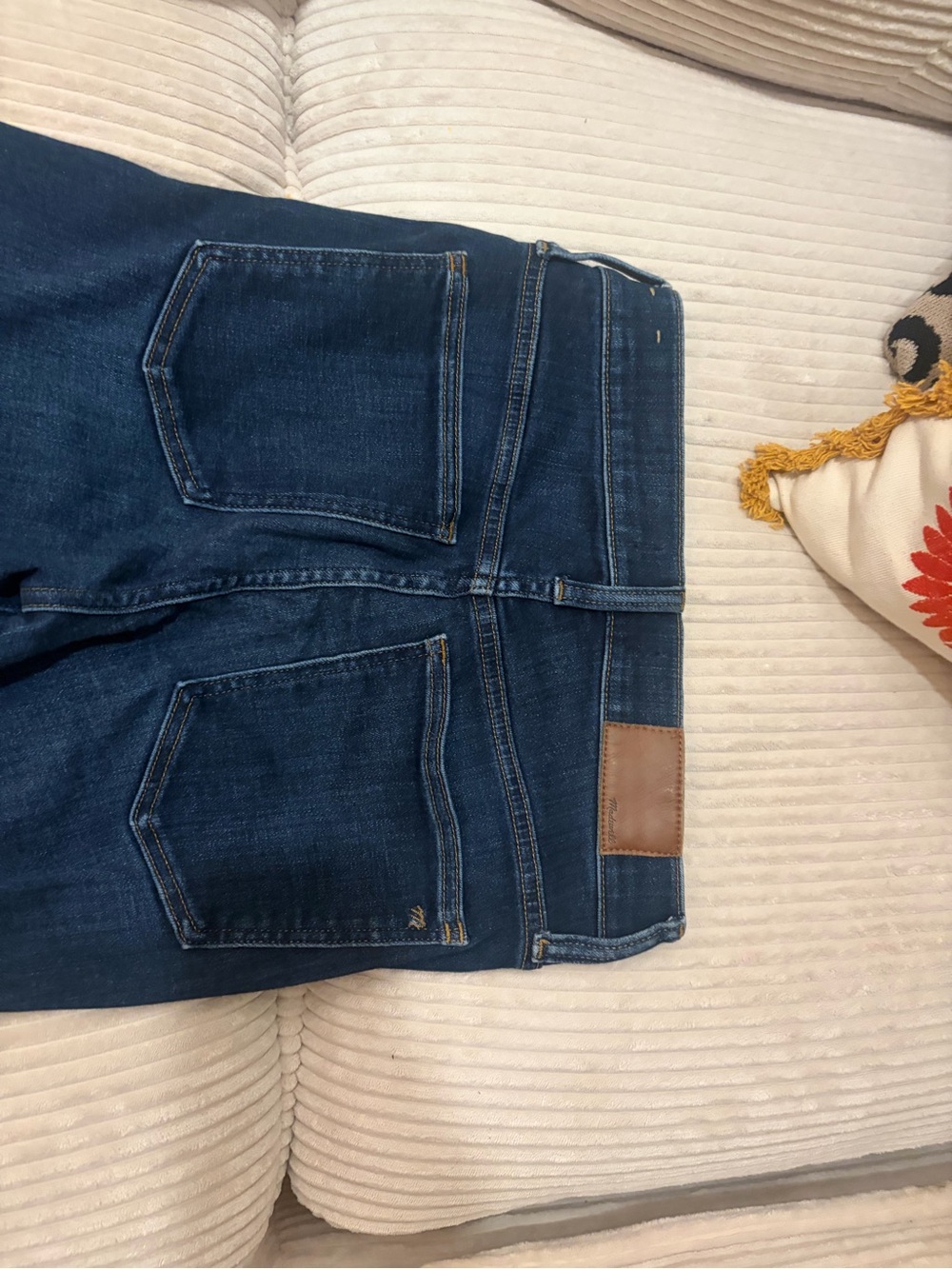 Madewell Dark Blue Skinny Jeans 27T 10” high rise skinny - Picture 5 of 5